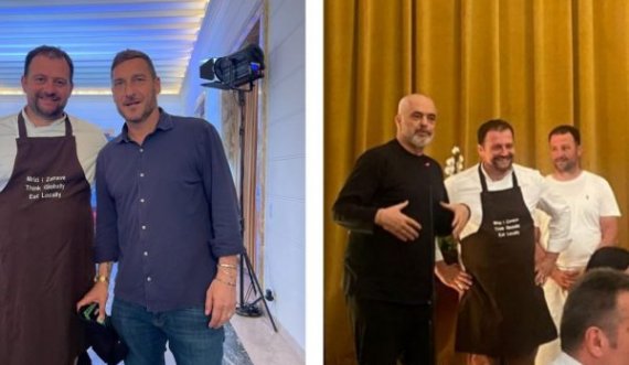 Francesco Totti e shijon byrekun me groshë në Tiranë