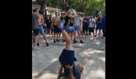 Xhongleri shqiptar me famë botërore ‘mahnit’ tifozët e Feynord-it