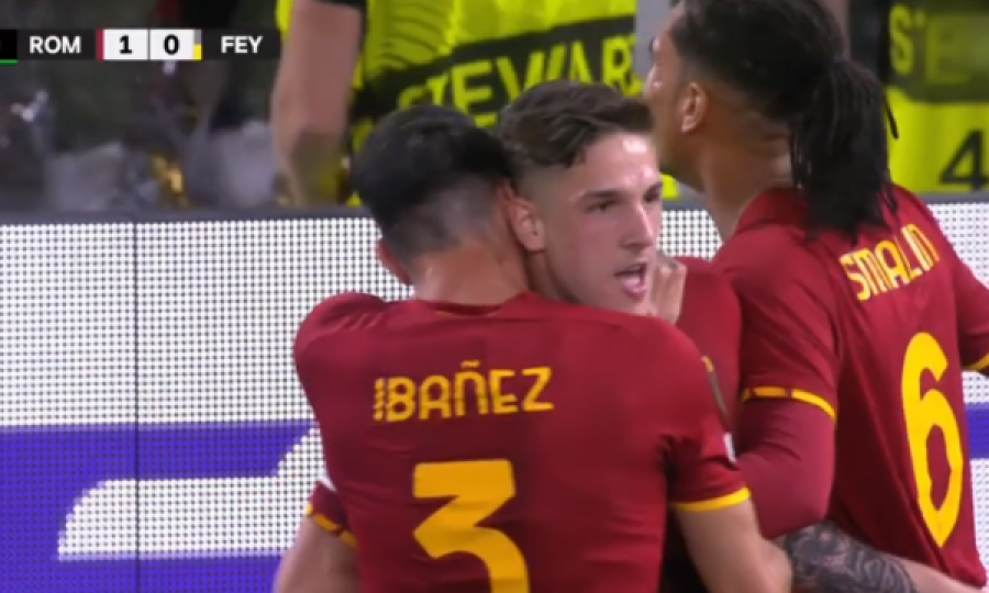 Shënohet goli i parë në finale, Zaniolo e kalon Romën në epërsi