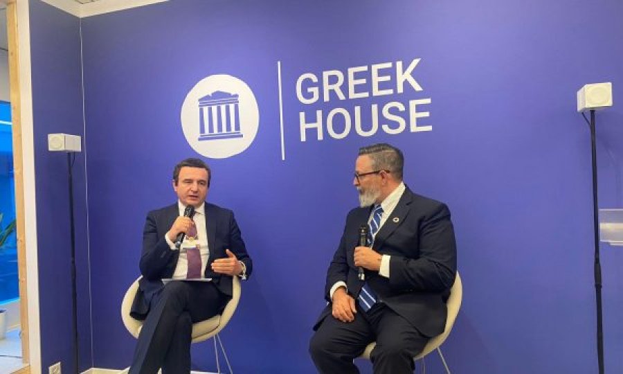 Albin Kurti në Davos i kërkon Greqisë njohjen e Kosovës