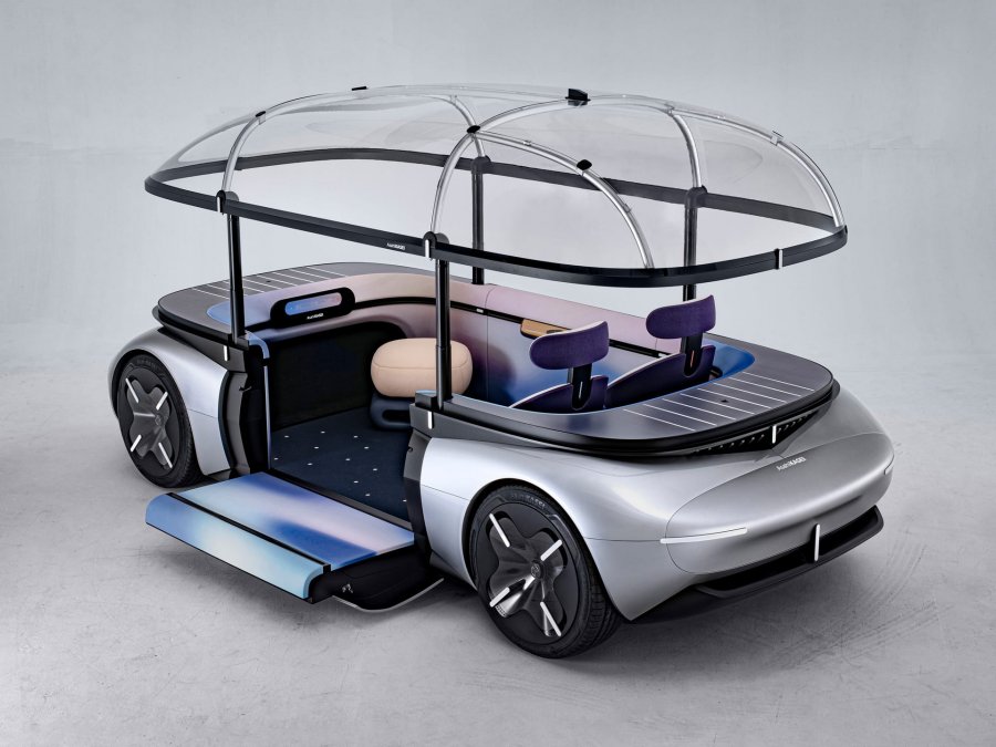 Ky mjet futuristik është një “dhomë ndenjeje” mbi rrota