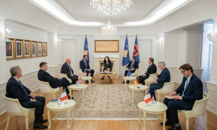 Krerët e shtetit mblidhen në Presidencë me ambasadorët e QUINT-it, flasin për Vetingun