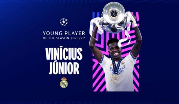 Vinicius Junior, lojtari më i mirë i ri i sezonit në Champions