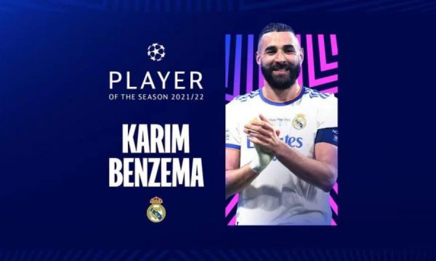 Benzema zgjidhet lojtari më i mirë i sezonit në Champions
