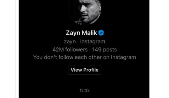 Një mesazhi në gjuhën shqipe drejtuar këngëtarit Zayn Malik është bërë viral në rrjetet sociale