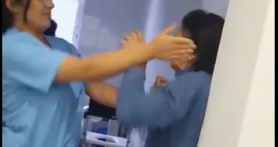 Çnjerëzore, del një video e motrave medicinale duke rrahur një paciente diku në Pejë