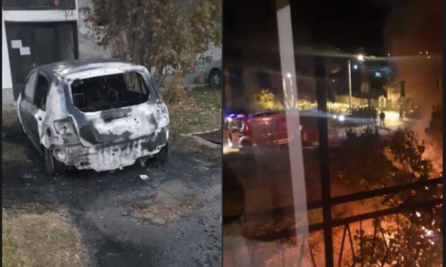 Serbi që iu dogj vetura në veri publikon pamje: Veturën në targa të Kosovës e kam regjistruar që 16 vite