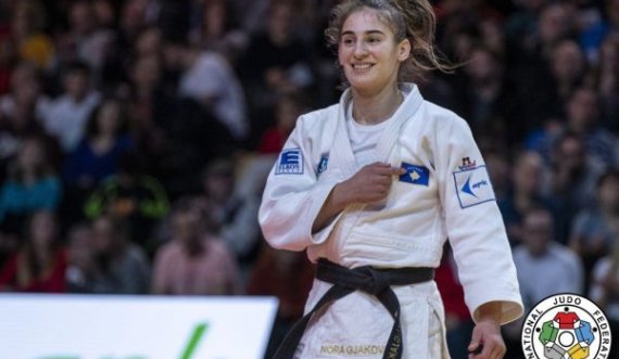 Nora Gjakova fiton medaljen e argjendtë në Grand Slamin e xhudos 