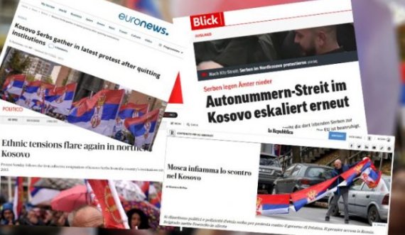 Mediet ndërkombëtare shkruajnë për tensionet në veri të vendit