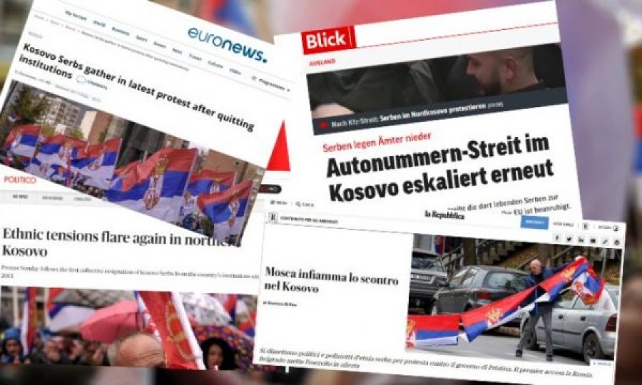 Mediet ndërkombëtare shkruajnë për tensionet në veri të vendit