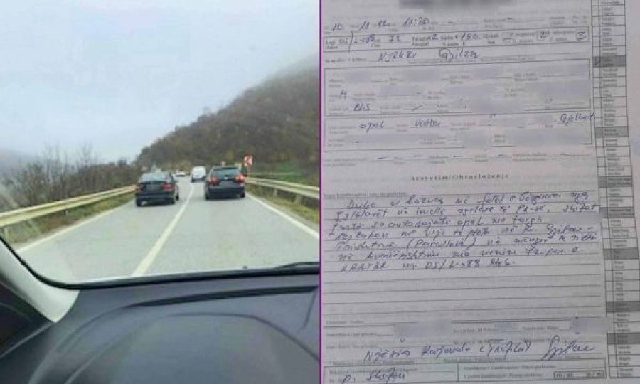  Gjilan: Tejkaloi një veturë në vijë të plotë, i merret patentë shoferi për 3 muaj dhe dënohet me 150 euro