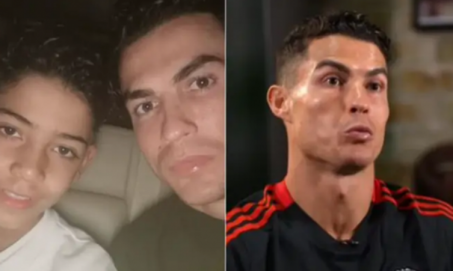 Djali i Cristiano Ronaldos bëri  reagim epik pas suspendimit të babait nga Manchester Unitedi
