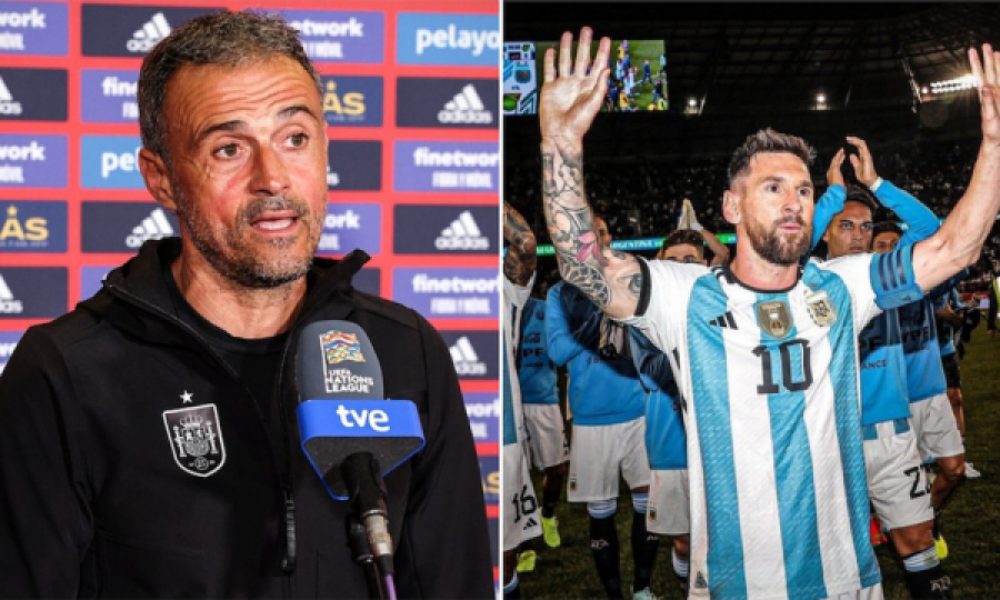 Enrique  e parashikon  Argjentinën e Messit  ndër  favoritët kryesor  për të triumfuar në Kupën e Botës