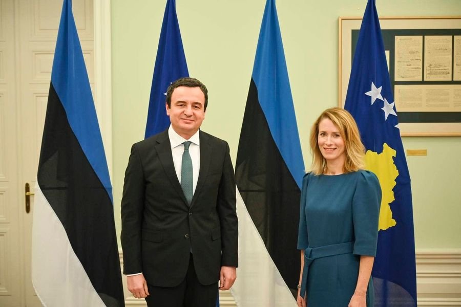 Kurti: Kryeministrja e Estonisë ofroi mbështetjen për procesin e liberalizimit të vizave