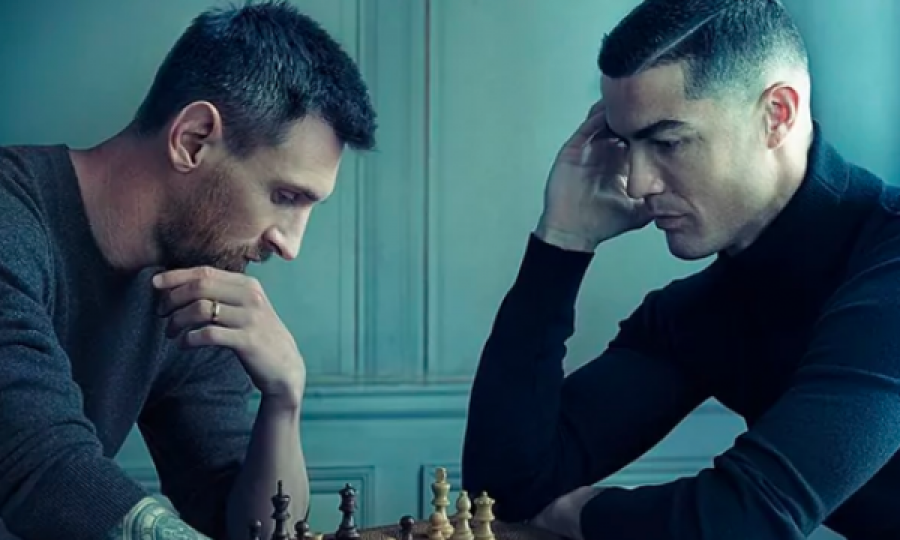 Messi dhe Ronaldo në një ndeshje të vërtetë shahu
