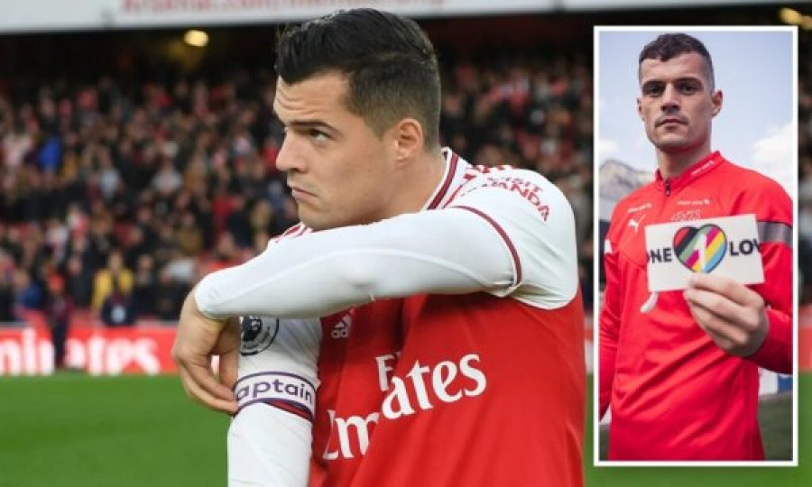 Granit Xhaka në telashe me shiritin e kapitenit, rrezikon e  dënimi nga FIFA