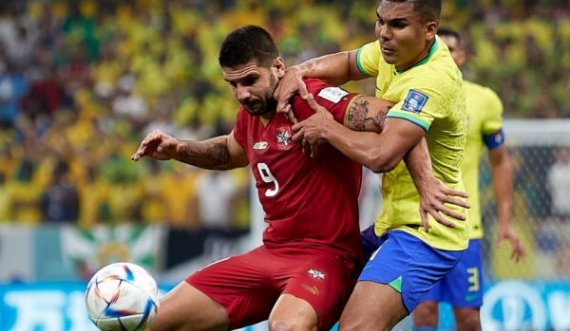 Pjesa e parë: Brazili - Serbi mbyllet pa gola