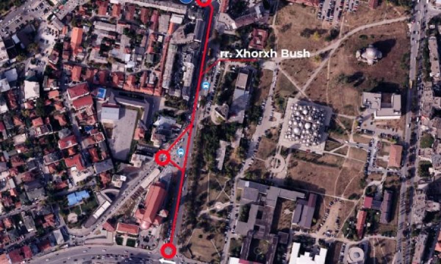 Nga sot 26, nëntor deri më 8 janar, 2023 mbyllet për qarkullim kjo rrugë e Prishtinës