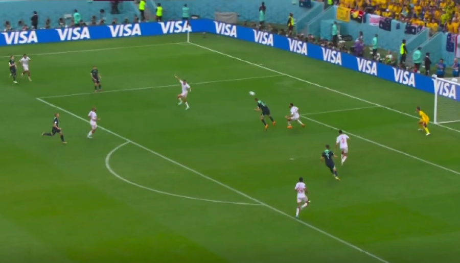 Australia në epërsi ndaj Tunizisë, gol i bukur me kokë nga futbollisti Duke