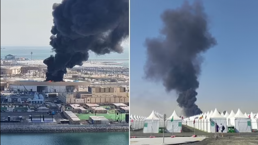 Ka shpërthyer zjarr i madh në qytetin e Kampionatit Botëror, Lusail në Katar