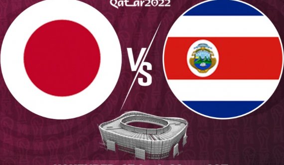 Publikohen formacionet zyrtare për ndeshjen Japoni – Kosta Rika