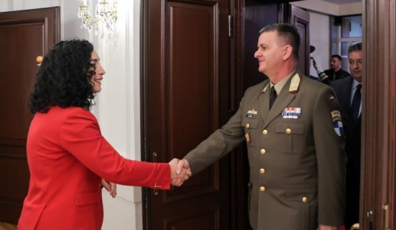 Osmani priti në takim lamtumirës komandantin e KFOR-it