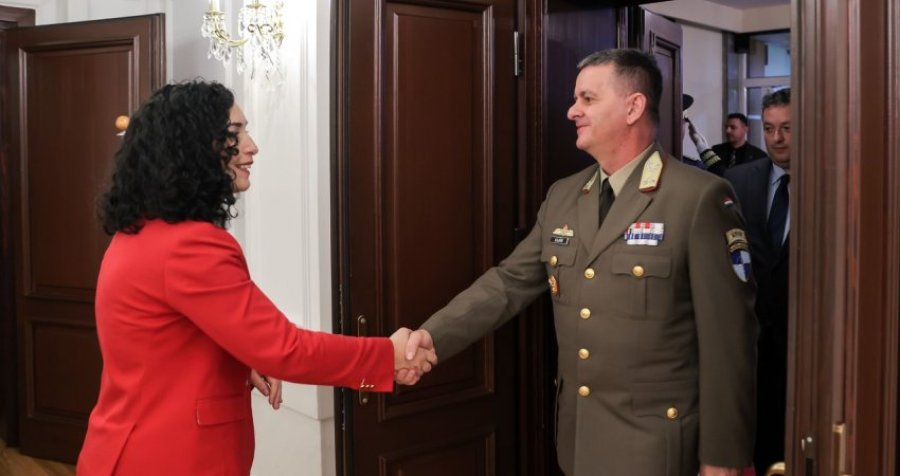 Osmani priti në takim lamtumirës komandantin e KFOR-it