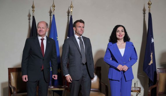 Takimi me Scholz e Macron, çfarë foli me ta presidentja për dialogun e vizat