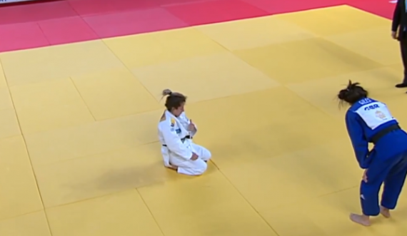 Distria Krasniqi mposhtet në gjysmëfinale, do të garojë për medaljen e bronztë