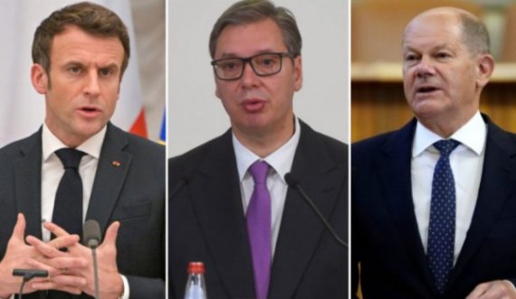 Krejt çka i thanë Scholz e Macron-Vuçiqit për Kosovën, i folën edhe për Rusinë