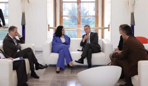 Osmani takon presidentin e Zvicrës, mes disktutimeve edhe mërgata shqiptare