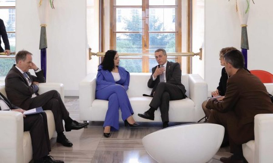 Osmani takon presidentin e Zvicrës, mes disktutimeve edhe mërgata shqiptare