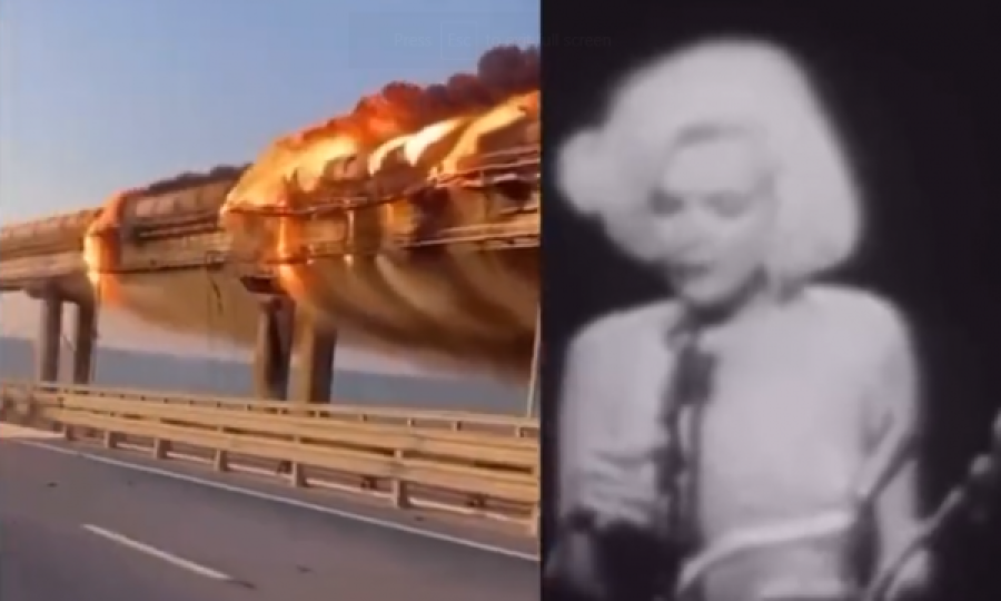 Nisin talljet me Putinin, nga Ukraina ia urojnë ditëlindjen me videon e urës së shkatërruar