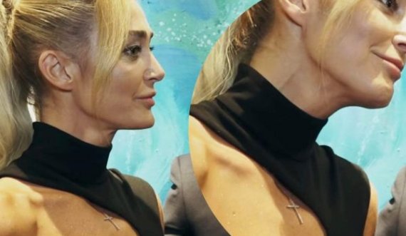 Kryqi në qaforen e Anita Haradinjat në dasëm merr vëmendjen e komentuesve