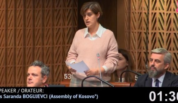 Kosovës për herë të parë i jepet fjala në Asamble të Këshillit të Evropës, deputetja thërret: Slava Ukraini!