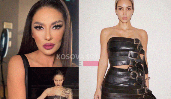 Adelina Ismailin e kopjon edhe Kim Kardashian