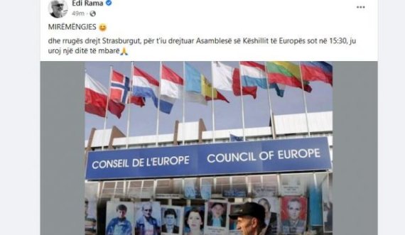 Pak para nisjes për Strasburg, Edi Rama poston fotografi të të zhdukurve të Kosovës