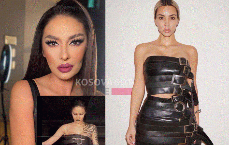 Adelina Ismailin e kopjon edhe Kim Kardashian