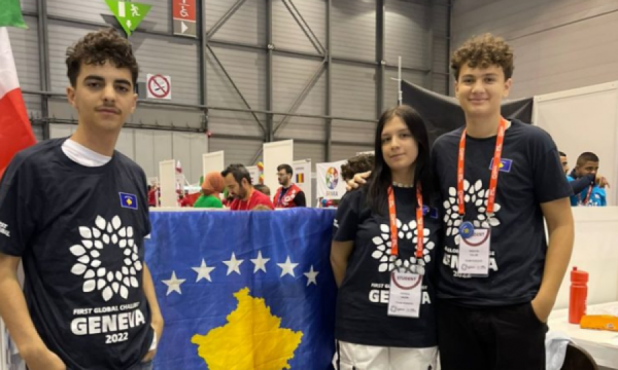 Ekipi përfaqësues i Kosovës për garën e robotikës “FIRST Global Challenge” ka arritur në Gjenevë të Zvicrës