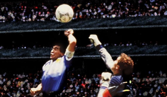 Topi me të cilin Maradona shënoi golin e famshëm ndaj Anglisë do të dalë në shitje për një shifër të lartë