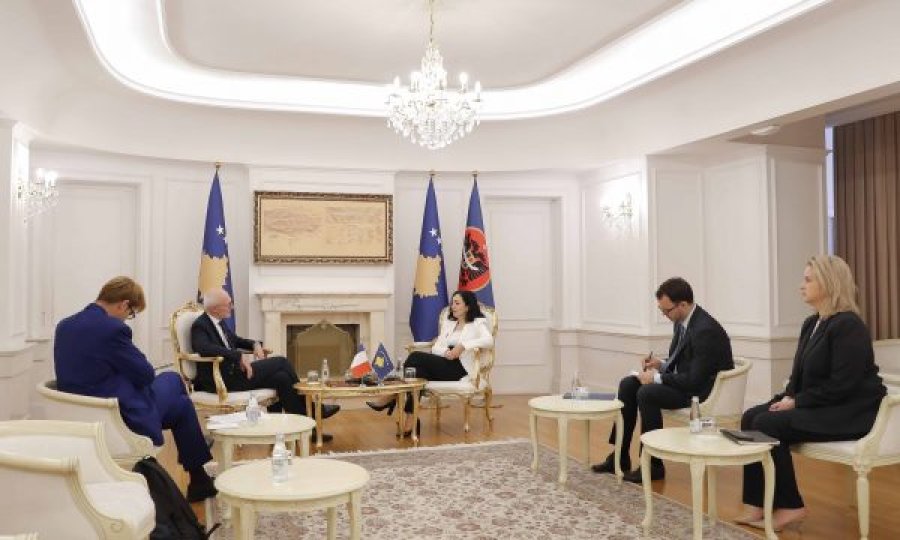  Osmani pret në Presidencë ambasadorin e Francës 