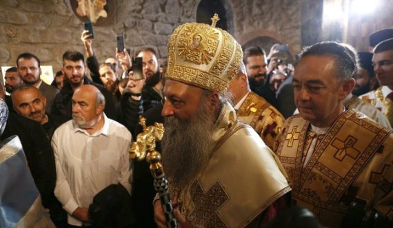 Shugurimi  i patriarkut shovinist serb Porfirije në Patrikanën e Pejës