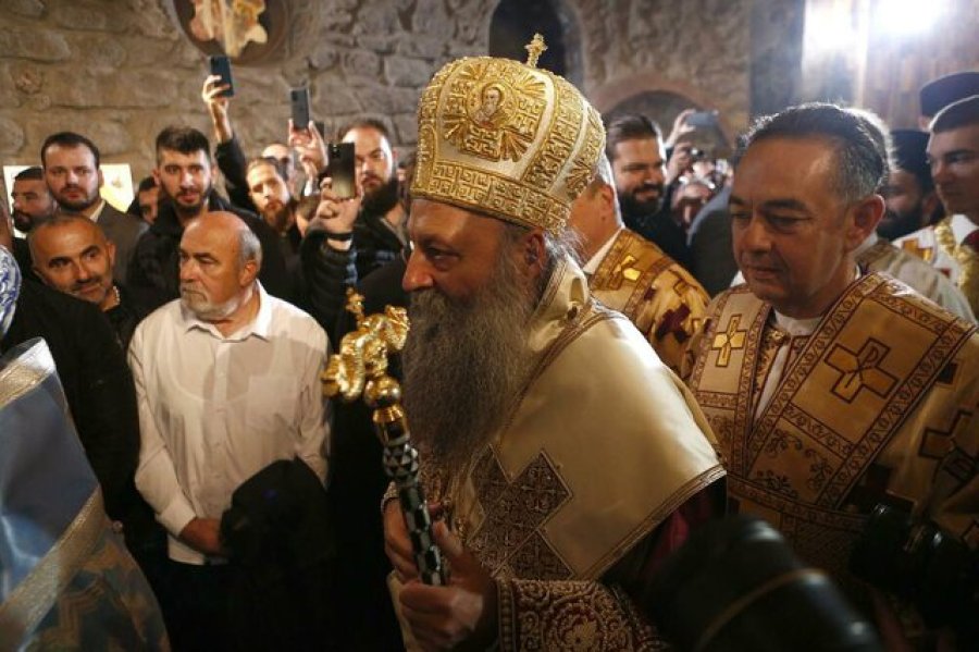 Shugurimi i patriarkut shovinist serb Porfirije në Patrikanën e Pejës
