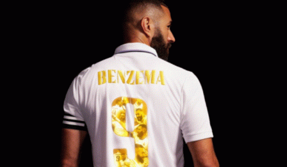 Benzemas i bëhet fanella speciale e Real Madridit