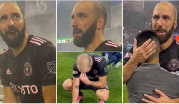 Higuain shpërtheu në lot, pasi luajti ndeshjen e fundit në karrierën e tij profesionale