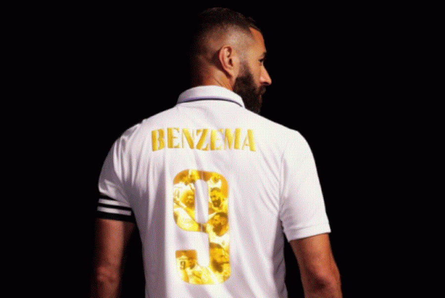 Benzemas i bëhet fanella speciale e Real Madridit