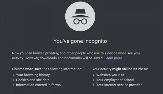 Zbulohet mashtrimi i madh, “Incognito” i Google nuk i mban private të dhënat e përdoruesve