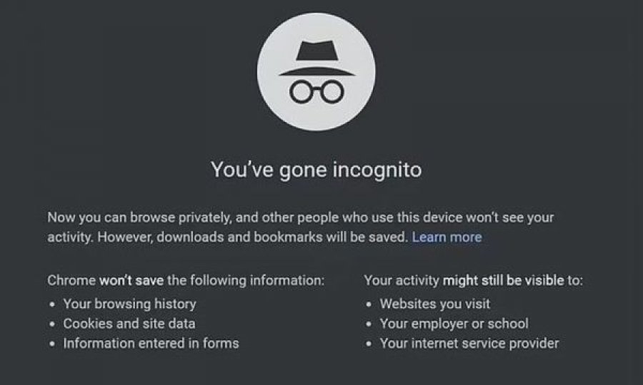Zbulohet mashtrimi i madh, “Incognito” i Google nuk i mban private të dhënat e përdoruesve