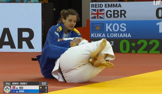 Loriana Kuka e kalon me sukses edhe raundin e dytë, kualifikohet në çerekfinale