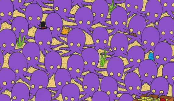 A mund ta gjeni peshkun për 20 sekonda në këtë foto